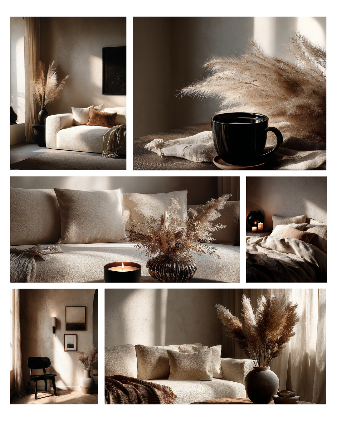 Pack photos cosy feminine interiors