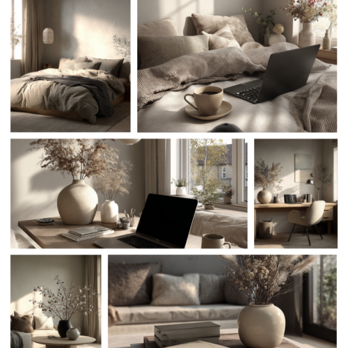 Pack neutral home aesthetic