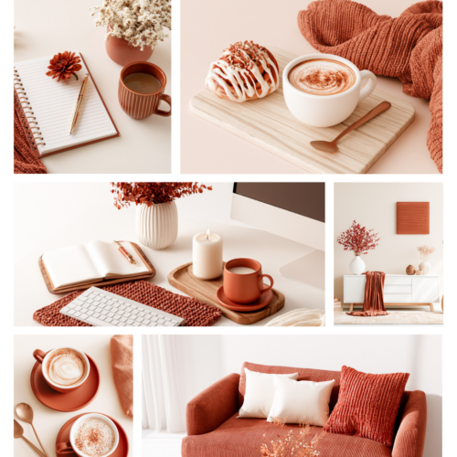 Pack 29 - Warm terracotta aesthetic